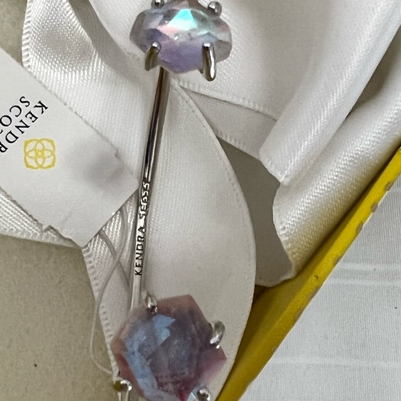 NWT Kendra Scott RARE & RETIRED Merida Bracelet Amethyst Dichroic Gorgeous! - Picture 15 of 17